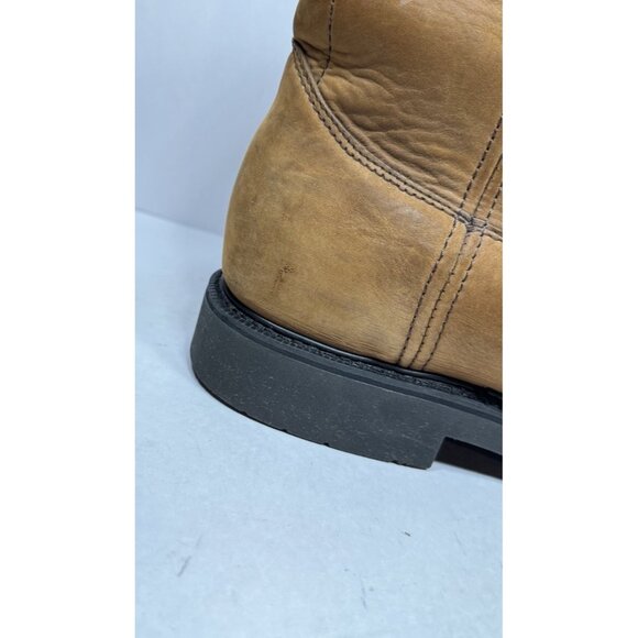 Justin Boots Gore Tex 6604 Original Work Boot Mens 14 D Conductor Brown Farm - Picture 7 of 10